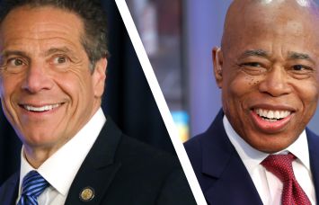 Former Gov. Andrew Cuomo and Mayor Eric Adams.