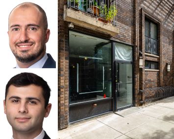 Meridian Capital's Ben Biberaj and Desi Avidane, and 321 East 22nd Street.