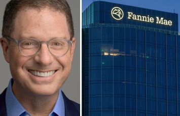 Meridian Capital Group CEO Brian Brooks and Fannie Mae's office in Reston, Va.