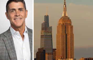 Carl Eschenbach, CEO of Workday, and the Empire State Building.