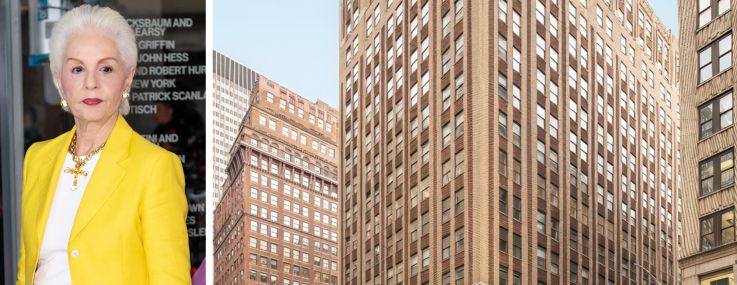 Fashion designer Carolina Herrera and 501 Seventh Avenue.