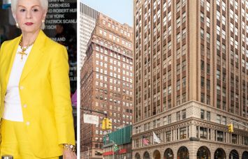 Fashion designer Carolina Herrera and 501 Seventh Avenue.