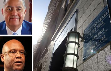Don Peebles and Doug McNeeley of new investment fund Donahue Douglas, and office space for lease in San Francisco.
