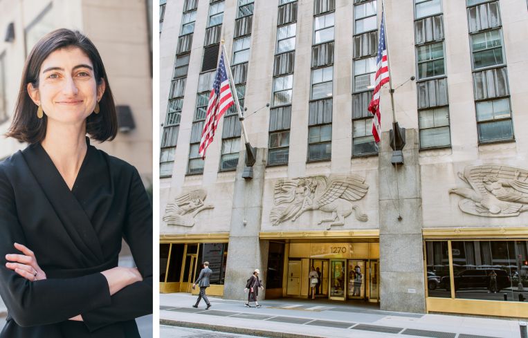 EB Kelly of Tishman Speyer and 1270 Avenue of the Americas.