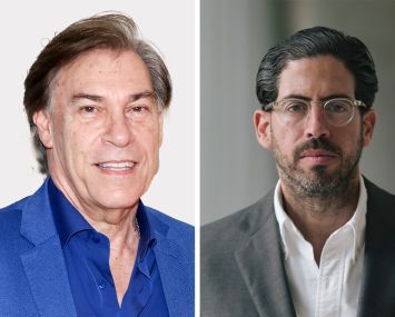 Fortune International Group's Edgardo Defortuna and Terra's David Martin.