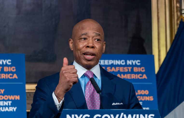 Mayor Eric Adams.