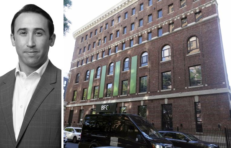 Ethan Stanton of JLL and 185 Marcy Avenue in Brooklyn.