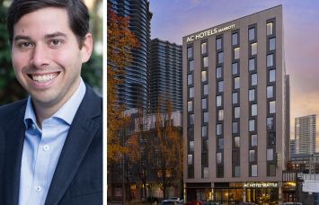 Jared Schlosser of Peachtree Group and the AC Hotel Seattle Downtown.