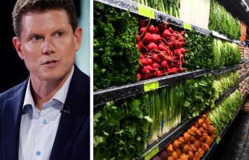 Whole Foods CEO Jason Buechel and a Whole Food Market.