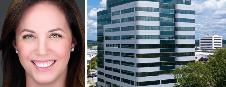 Howard Hughes Holdings' Kristi Smith and 10480 Little Patuxent Parkway, Columbia, Md.