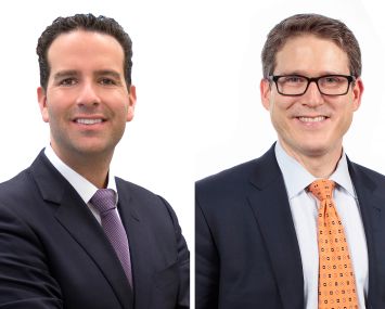 Lee Block and Steven Baker of Winick Realty Group.