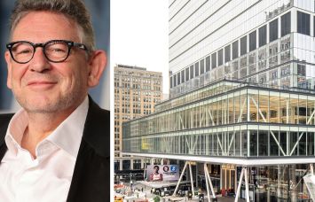 Sir Lucian Grainge, chairman and CEO of Universal Music Group, and Penn 2.