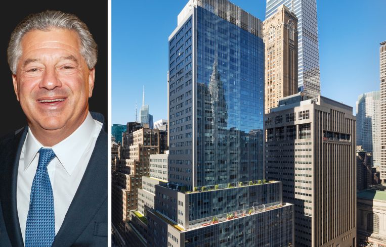 SL Green Chairman and CEO Marc Holliday and 100 Park Avenue.