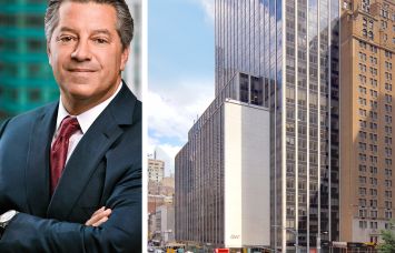 SL Green CEO Marc Holliday and 1350 Avenue of the Americas.