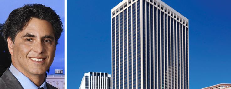 MetTel CEO Marshall Aronow and 55 Water Street.