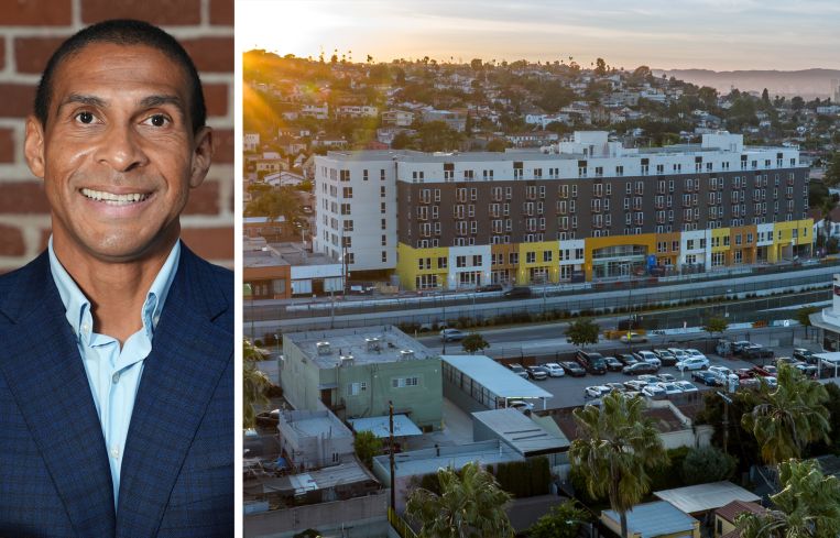 SoLa founder and CEO Martin Mutoto and Crenshaw Lofts.