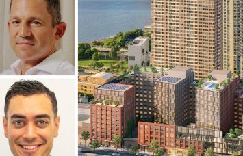 Matt Schwartz of the Domain Companies, Adam Joly of Igloo, and The Jasper in Long Island City, Queens.