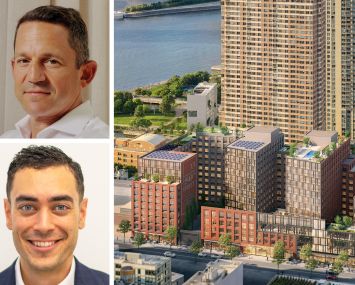 Matt Schwartz of the Domain Companies, Adam Joly of Igloo, and The Jasper in Long Island City, Queens.
