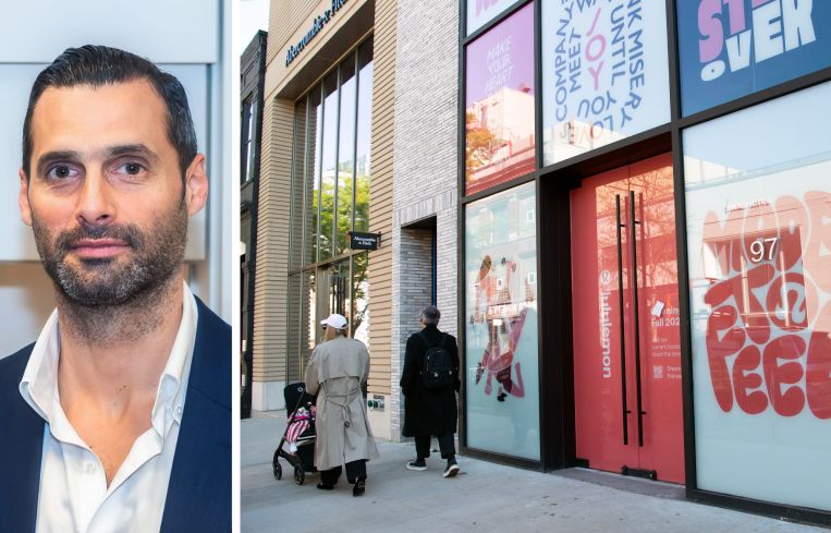City Urban Realty's Michael Alvandi and 95-97 North 6th Street, Brooklyn.