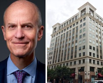 Owen Thomas, CEO of BXP, and 725 12th Street NW, Washington, D.C.