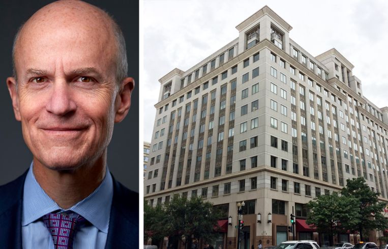 Owen Thomas, CEO of BXP, and 725 12th Street NW, Washington, D.C.