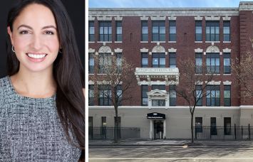 Saba Vahdat of Elmo Realty and 1634 Dean Street, Brooklyn.