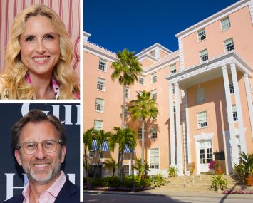 Colony Hotel owners Sarah and Andrew Wetenhall and the Colony Hotel, Palm Beach, Fla.