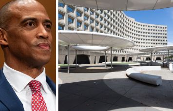 Secretary of Housing and Urban Development Scott Turner and Robert C. Weaver Federal Building in Washington, D.C.