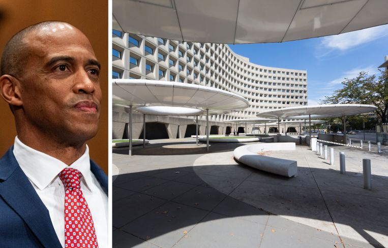 Secretary of Housing and Urban Development Scott Turner and Robert C. Weaver Federal Building in Washington, D.C.