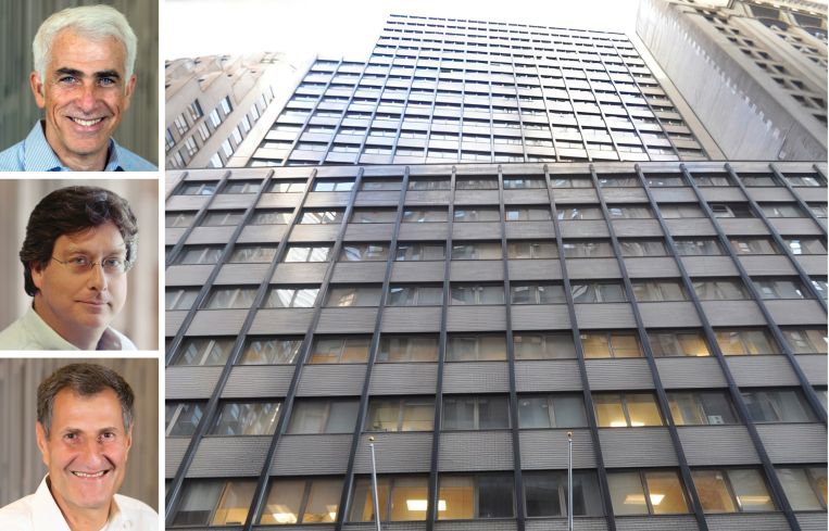 CIM Group's Shaul Kuba, Richard Ressler and Avi Shemesh, and 5 Hanover Square.
