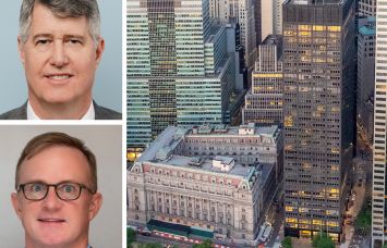 Thomas Keating and Kevin Daly of Rudin and One Battery Park.
