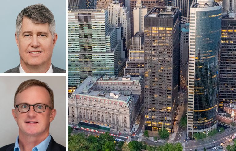 Thomas Keating and Kevin Daly of Rudin and One Battery Park.