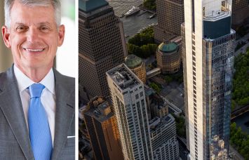 Fortress's Tim Sloan and The Greenwich by Rafael Viñoly project in Lower Manhattan.