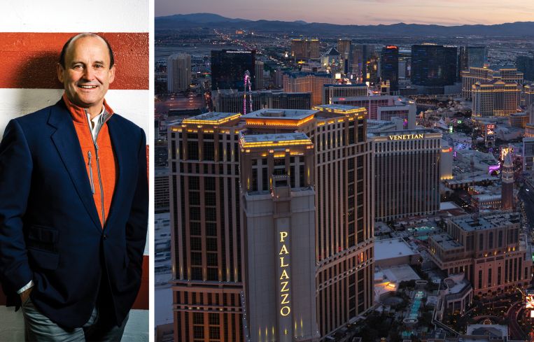 Vici CEO Ed Pitoniak and The Venetian in Las Vegas.