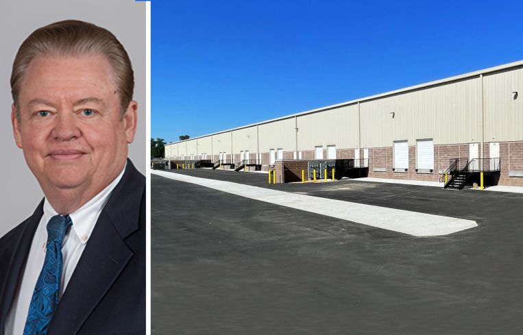 Cushman & Wakefield/Thalhimer's Virgil Nelson, and 11200 Houser Drive in Fredericksburg, Va.