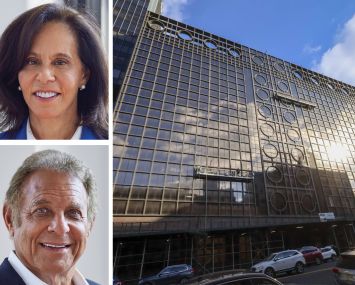 Himmel + Merringoff's Leslie Himmel and Stephen Meringoff, and 525 West 57th Street.
