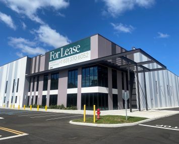 A warehouse north on Long Island, N.Y., is advertised for lease.