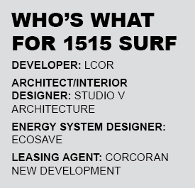 The Plan: 1515 Surf Brings More Beachside Luxury to New York City A text box showing who's involved with the design of 1515 Surf Avenue, Brooklyn.