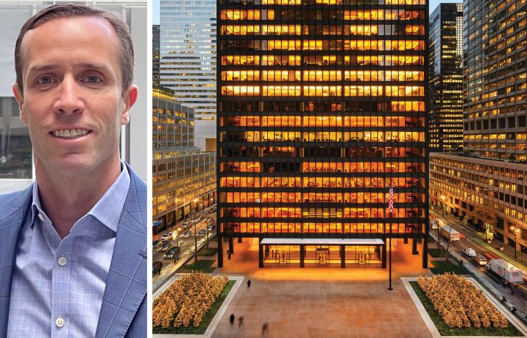 RFR Realty's AJ Camhi and 375 Park Avenue.