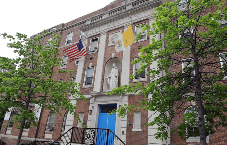 All Hallows High School in The Bronx.