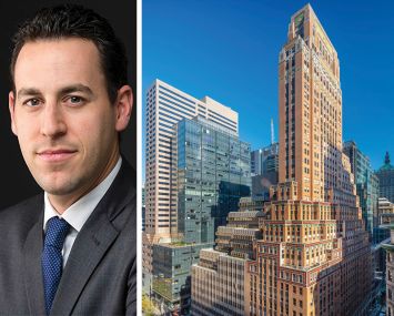 The Feil Organization's Andrew Wiener and 551 Fifth Avenue.