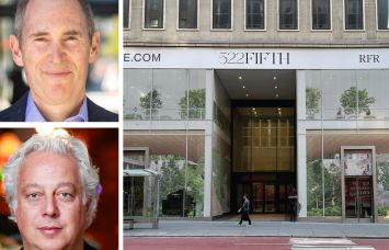 Amazon CEO Andy Jassy, RFR co-founder Aby Rosen, and 522 Fifth Avenue.
