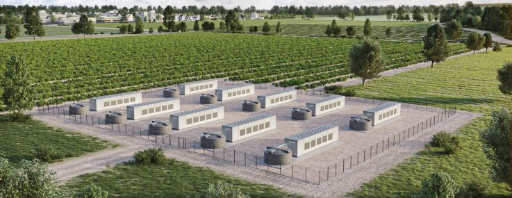 A rendering of an Aquaria hydrogrid.