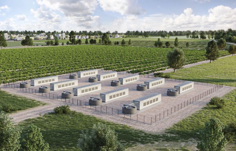 A rendering of an Aquaria hydrogrid.
