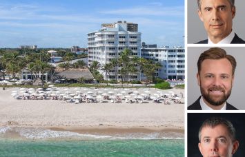 Beachcomber Resort and Villas, Pompano Beach, Fla., and Robert Kaplan, Errol Blumer and Mark Rutherford of Cushman & Wakefield.