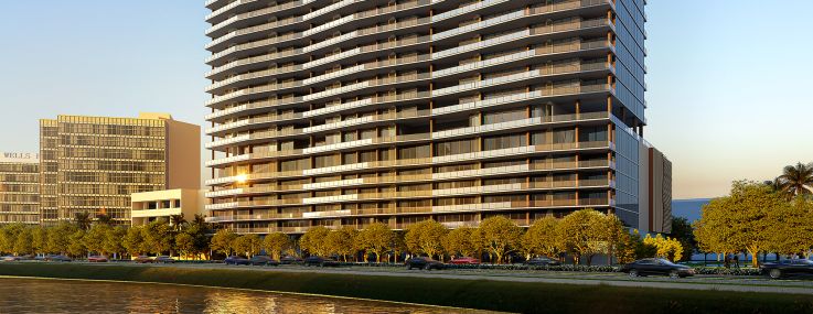 A rendering of Berkeley Palm Beach in West Palm Beach, Fla.
