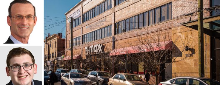 Cresa's Bert Rosenblatt, Peter Sabesan and Alex Gerome, and 1630 East 15th Street, Brooklyn.