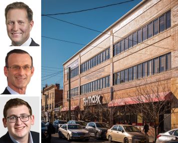 Cresa's Bert Rosenblatt, Peter Sabesan and Alex Gerome, and 1630 East 15th Street, Brooklyn.