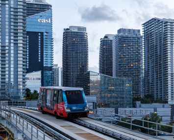 Brickell skyline in Miami.