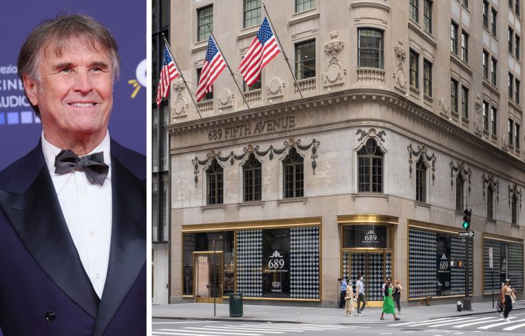 Fashion designer Brunello Cucinelli and 689 Fifth Avenue.